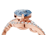 Rose gold Fancy Blue Heart  Solitaire with Pavé Twist Band and Four-Prong Setting_68