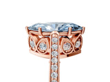Rose gold Fancy Blue Marquise  Cut Cathedral Pave Diamond Engagement Ring with Six-Prong Setting_37