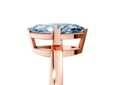 Rose gold Fancy Blue Marquise  Cut Solitaire Ring with Four-Prong Setting and Classic Band_33