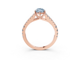 Rose gold Fancy Blue Marquise  Cut Split Shank Pave Diamond Engagement Ring with Four-Prong Setting_27
