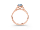Rose gold Fancy Blue Marquise  Solitaire Channel-Set Diamond Engagement Ring with Four-Prong Setting_34