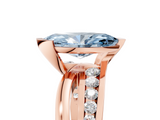 Rose gold Fancy Blue Marquise  Solitaire Channel-Set Split Shank Ring with Tension Prong Setting_8