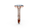 Rose gold Fancy Blue Marquise  Solitaire Pave Split Shank Engagement Ring with Six-Prong Setting_39