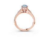 Rose gold Fancy Blue Marquise  Solitaire Pave Split Shank Engagement Ring with Six-Prong Setting_40