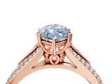 Rose gold Fancy Blue Marquise  Solitaire Pave Split Shank Engagement Ring with Six-Prong Setting_41