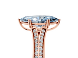 Rose gold Fancy Blue Marquise  Solitaire Pave Split Shank Engagement Ring with Six-Prong Setting_42
