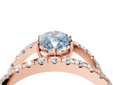 Rose gold Fancy Blue Marquise  Solitaire Split Shank Pave Diamond Ring_53