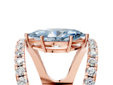 Rose gold Fancy Blue Marquise  Solitaire Split Shank Pave Diamond Ring_54