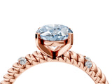 Rose gold Fancy Blue Oval  Solitaire Twisted Band Prong Set Engagement Ring_65
