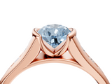 Rose gold Fancy Blue Pear  Solitaire Bezel-Set Diamond Ring with Channel-Set Band_40