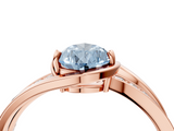 Rose gold Fancy Blue Pear  Solitaire Diamond Ring with Split Shank and Prong Setting_45
