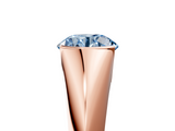 Rose gold Fancy Blue Round  Solitaire Tension Set Diamond Ring_25