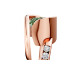 Rose gold Fancy Green Cushion Cut Solitaire Tension-Set Diamond Split Shank Ring_5