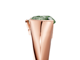 Rose gold Fancy Green Heart  Solitaire Tension Set Diamond Ring_5