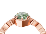 Rose gold Fancy Green Marquise  Cut Diamond Milgrain Marquise Band with Prong Setting_7