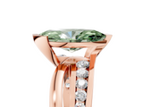 Rose gold Fancy Green Marquise  Solitaire Channel-Set Split Shank Ring with Tension Prong Setting_8