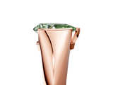 Rose gold Fancy Green Pear  Solitaire Tension Set Diamond Ring_25