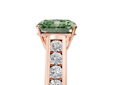Rose gold Fancy Green Radiant  Solitaire Channel-Set Diamond Engagement Ring with Four-Prong Setting_37