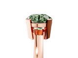 Rose gold Fancy Green Round  Cut Solitaire Ring with Four-Prong Setting and Classic Band_33