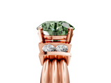 Rose gold Fancy Green Round  Cut Three-Stone Channel Set Ring with Bar Prongs_51