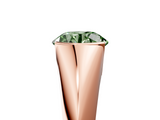 Rose gold Fancy Green Round  Solitaire Tension Set Diamond Ring_25