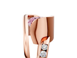 Rose gold Fancy Pink Cushion Cut Solitaire Tension-Set Diamond Split Shank Ring_5