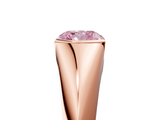 Rose gold Fancy Pink Cushion  Solitaire Tension Set Diamond Ring_24