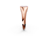 Rose gold Fancy Pink Emerald  Solitaire Tension Set Diamond Ring_22