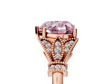 Rose gold Fancy Pink Heart  Brilliant Solitaire with Pave Band and Four-Prong Setting_25