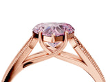 Rose gold Fancy Pink Heart Cut Cut Pave Split Shank Engagement Ring with Four-Prong Setting_4