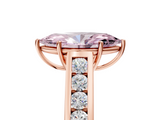Rose gold Fancy Pink Marquise  Brilliant Channel-Set Solitaire Ring with Four-Prong Setting_25