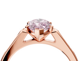 Rose gold Fancy Pink Marquise  Cut Channel Set Solitaire Engagement Ring with Four-Prong Setting_200