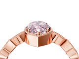 Rose gold Fancy Pink Marquise  Cut Diamond Milgrain Marquise Band with Prong Setting_7