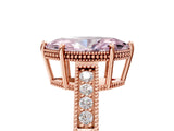 Rose gold Fancy Pink Marquise Cut Diamond Ring with Milgrain Pavé Band and Four-Prong Setting_24