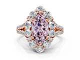 Rose gold Fancy Pink Marquise  Halo Split Shank Diamond Engagement Ring with Pave Band and Four-Prong Setting_54