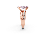 Rose gold Fancy Pink Marquise  Solitaire Channel-Set Split Shank Ring with Tension Prong Setting_5