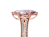 Rose gold Fancy Pink Marquise  Solitaire Pave Split Shank Engagement Ring with Six-Prong Setting_42