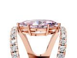 Rose gold Fancy Pink Marquise  Solitaire Split Shank Pave Diamond Ring_54