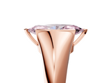 Rose gold Fancy Pink Marquise  Solitaire Tension Set Diamond Ring_24