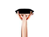Rose gold Fancy Pink Oval Cut Diamond Solitaire Engagement Ring with Cathedral Setting and Four-Prong Mount_101
