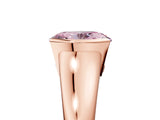 Rose gold Fancy Pink Oval Cut Solitaire Tension Set Diamond Ring with Split Shank Band_5