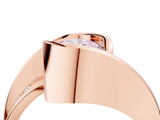 Rose gold Fancy Pink Oval Cut Solitaire Tension-Set Diamond Split Shank Ring_4