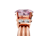 Rose gold Fancy Pink Oval  Cut Three-Stone Channel Set Ring with Bar Prongs_70