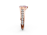 Rose gold Fancy Pink Pear  Solitaire Bezel-Set Diamond Ring with Channel-Set Band_21
