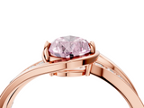 Rose gold Fancy Pink Pear  Solitaire Diamond Ring with Split Shank and Prong Setting_44