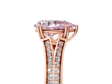 Rose gold Fancy Pink Pear  Solitaire Pave Split Shank Engagement Ring with Six-Prong Setting_42