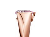 Rose gold Fancy Pink Pear  Solitaire Tension Set Diamond Ring_25