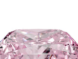 Rose gold Fancy Pink Princess Cut Halo Round Diamond Solitaire Ring with Pavé Band and Four-Prong Setting_52
