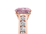Rose gold Fancy Pink Radiant  Brilliant Channel-Set Solitaire Ring with Four-Prong Setting_25