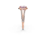 Rose gold Fancy Pink Radiant Cut Diamond Halo Split Shank Engagement Ring_41